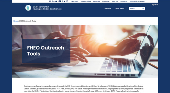 FHEO Outreach Tools