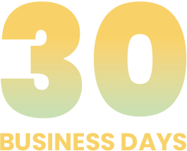 40 business days graphic