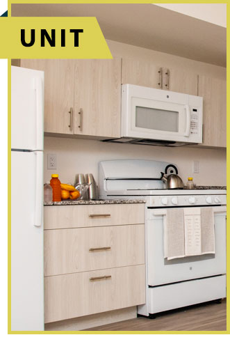 An image of a kitchen, representing the Unit ispectable area.