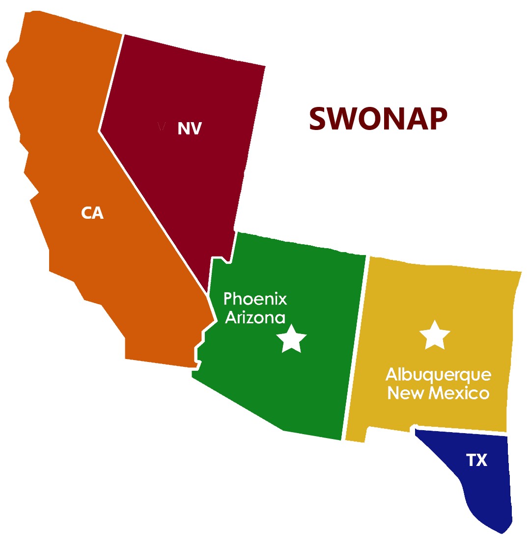 SWONAP Region Map